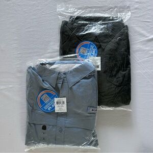 Columbia PFG Fishing Shirt Bundle XL Blue Gray Vented Omni Shade NWT 2